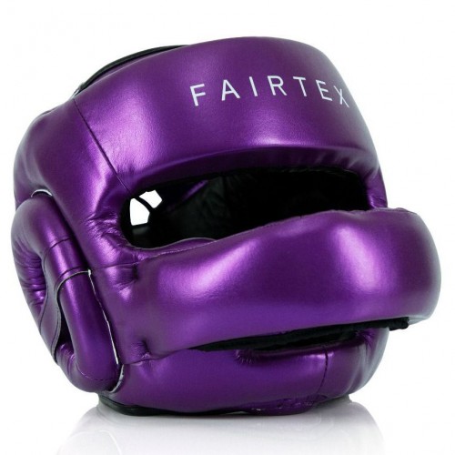 Боксерский шлем Fairtex (HG-17 purple)
